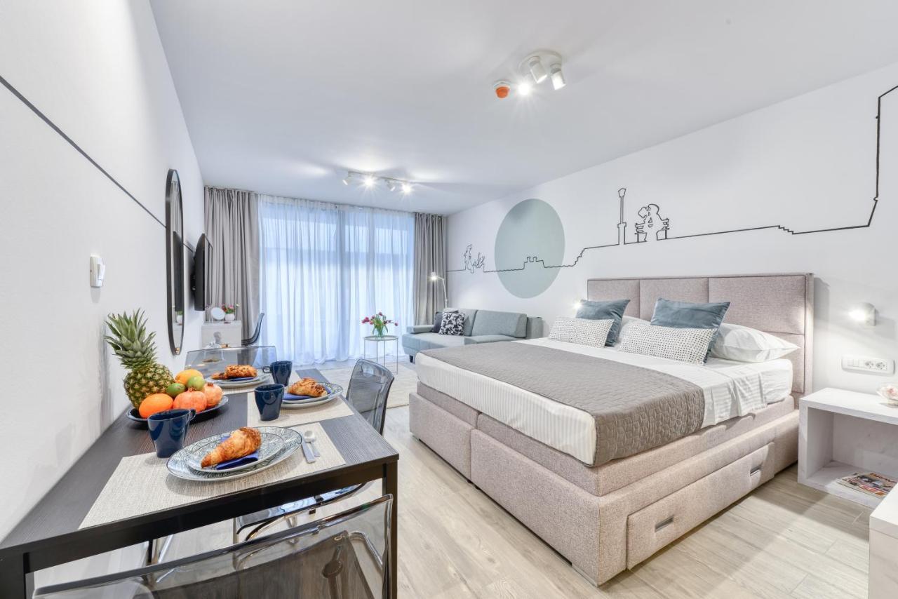 Hica Apartments La Linea Studio Apt With Balcony ドゥブロブニク エクステリア 写真