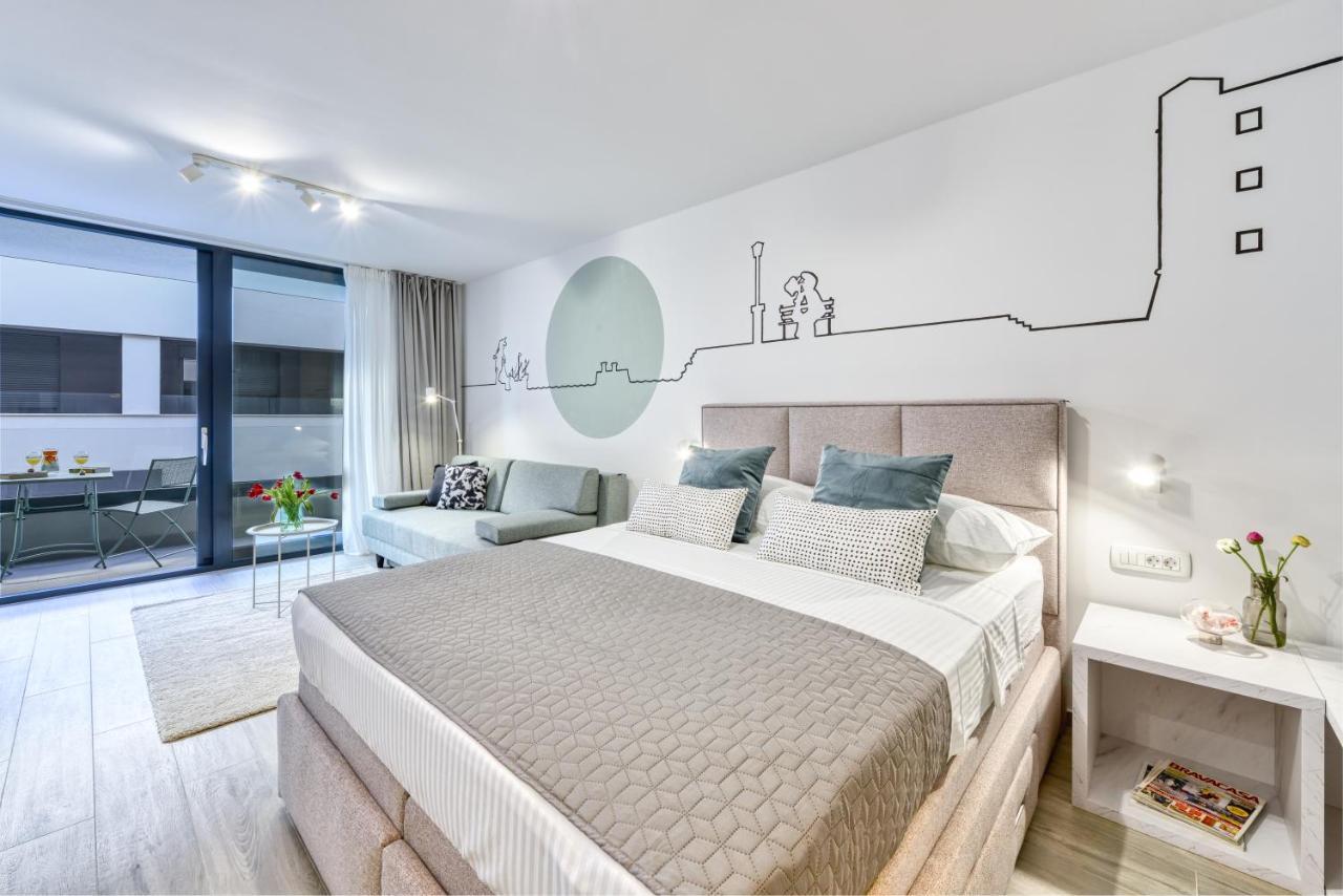 Hica Apartments La Linea Studio Apt With Balcony ドゥブロブニク エクステリア 写真